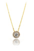 fashion gold crystal necklace