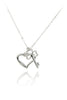 Simple love clavicle necklace
