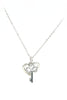 Simple love clavicle necklace