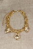Fashion gold owl bracelet