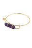 fashion crystal golden bracelet earrings sets
