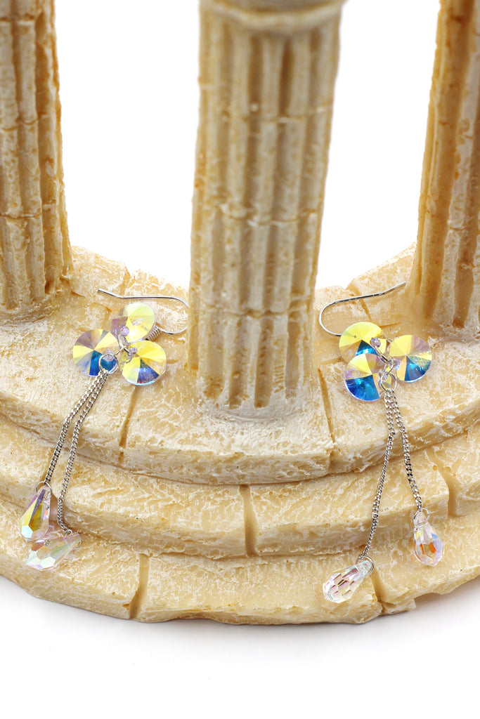 long fringed fashion earrings
