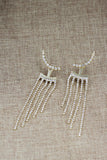 fashion tassel diamond earrings