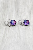 beautiful colorful crystal earrings