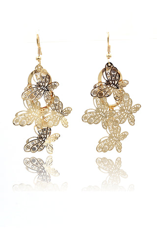 elegant butterfly earrings