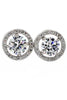 fashion wild silver crystal set