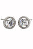fashion wild silver crystal set