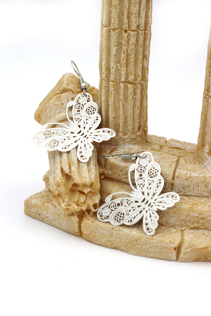 fashion big butterfly earrings