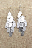 long small feather earrings