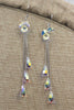 water droplets fringed fashion earrings