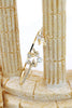 golden butterfly crystal bangle earrings set