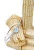 fashion silver shiny crystal bracelet earring set