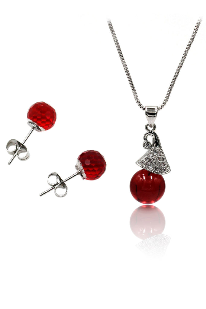 fashion wizard hat crystal earrings necklace set