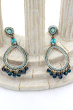 classic pendant beads earrings