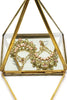 elegant crystal pendant gold earrings