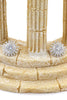 noble shiny crystal earrings necklace set