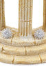 shining crystal layer earrings