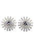 noble shiny crystal earrings necklace set
