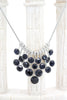 elegant crystal earrings necklace set