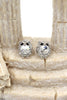 mini cute owl crystal earrings
