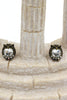 mini cute owl crystal earrings