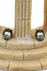 mini cute owl crystal earrings