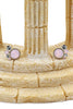 lovely crystal little feet earrings