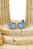 lovely crystal little feet earrings