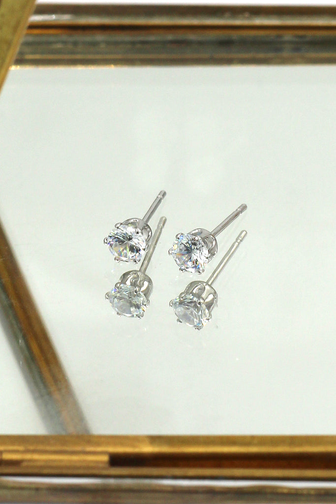 wild mini crystal earrings