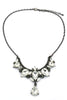 luxury pendant white crystal necklace