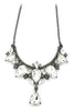 luxury pendant white crystal necklace