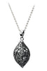 hollow crystal leaf earring necklace set