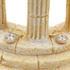 shiny small pendant clavicle chain earrings set
