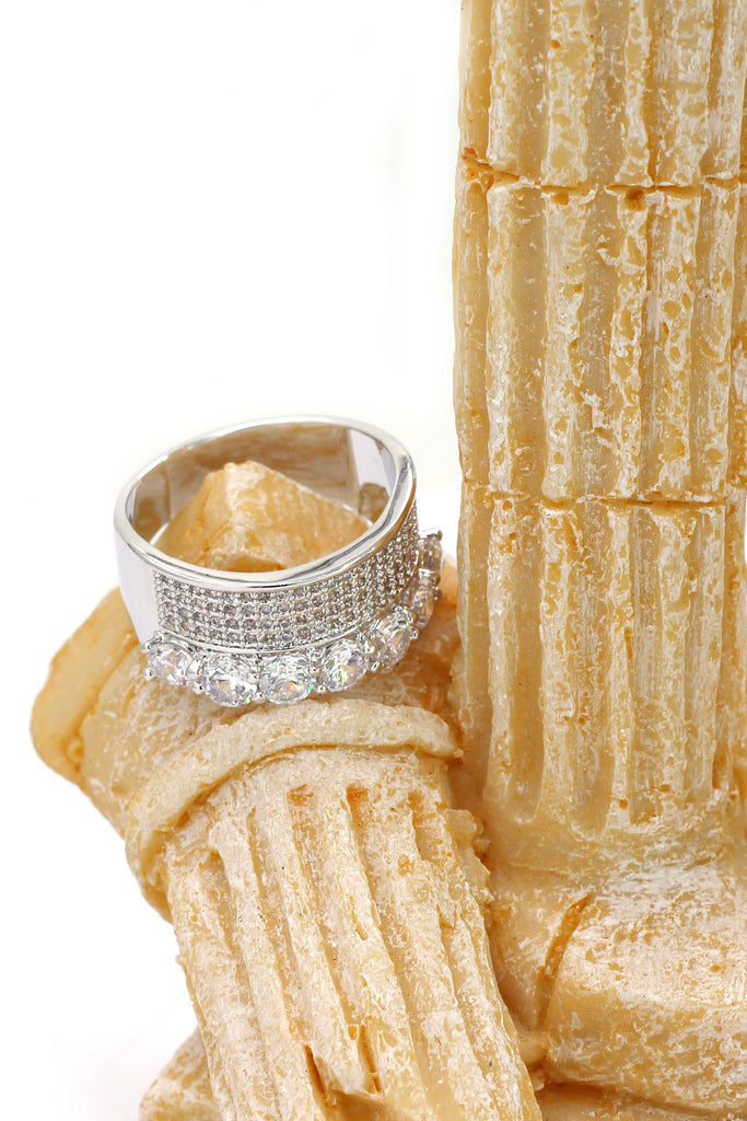 fashion luxury crystal ring