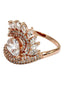 sparkling luxury crystal ring