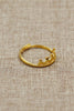 Simple crown gold ring