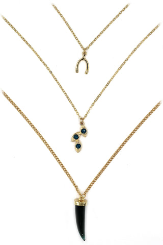 luxury pendant crystal golden necklace