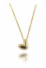 Fashion simple heart-shaped gold necklace
