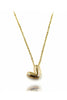Fashion simple heart-shaped gold necklace