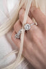 fashion wild silver crystal set