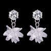 Noble Crystal Ice Earrings