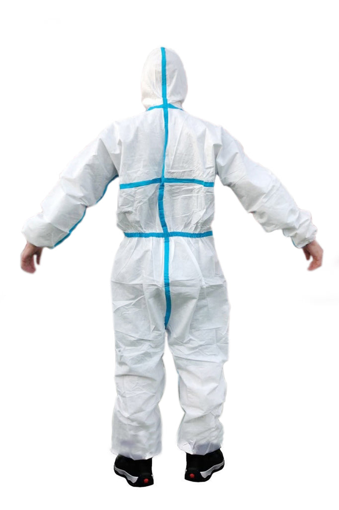 Disposable Coveralls Heavy-Duty Protective Suits Chemical Protection Work wear for Cleaning, Manufacturing, Health-Care