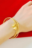 Elegant lotus pendant bracelet