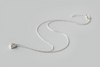 fashion triangle stud earrings necklace set