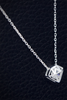 fashion triangle stud earrings necklace set