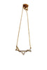 Mini triangles crystal necklace
